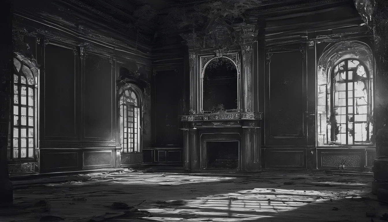 (best quality,4k,8k,highres,masterpiece:1.2),ultra-detailed,(realistic,photorealistic,photo-realistic:1.37),creepy hotel,white candles,dripping blood,shattered and tattered,haunted ambiance,overtaken by darkness,forlorn abandoned rooms,unearthly atmosphere,spooky dolls,dusty corridors,eerie glow from the moonlight,enigmatic shadows,whispering secrets,vintage wallpaper peeling off,chilling presence,mysterious figures lurking in the corners,creepy dolls' eyes following your every move,distorted reflections,dreadful aura,winds whispering unheard tales,ancient curse,mysterious stains on the walls,broken mirrors reflecting lost souls,echoing footsteps from the past,haunting whispers in the wind,unsettling silence,intense sense of unease,hauntingly beautiful,haunted memories,phantom-like figures,sinister secrets,negative energy,dark corridors leading to unknown realms,possessed objects,the scent of decay and mystery,intricate details of decay and abandonment,lone flickering candle revealing hidden horrors,unseen spirits capturing lost moments in time,supernatural occurrences,ghostly apparitions,walls oozing a sense of dread,disrupted sense of reality,unexplained phenomena,lurking darkness.