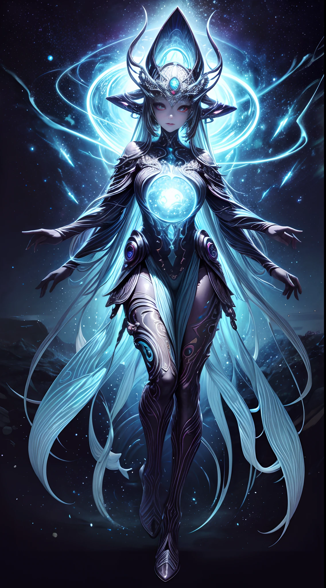 (A strange creature),Vibrant colors,Ethereal atmosphere,Alien landscape,Mysterious light and shadow,Unique texture,Organic pattern,Detailed eyes and skin,Intricate details,otherworldly beauty,otherworldly presence,Unconventional ???????,Extraterrestrial life,Untapped territory,cosmic energy,fluid movement,Curious perspective,Fantasy species,mystical aura,Interstellar encounters,Unexplained,Evolutionary miracles,Cosmic harmony,transcendent being,Unfathomable wisdom,Diverse genetic makeup,Future evolution,An unprecedented discovery,Magnificent cosmic design,Amazing complexity,Unlimited imagination,Uncover the secrets of the universe,Celestial wonders,A mesmerizing spectacle.