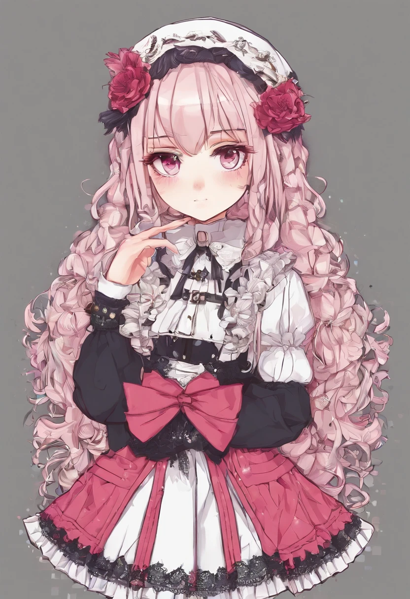 {{{{{{1 badge}}}}}},{{Logo}},{ dripping ink}, Wonderland,multicolored hair,frilld,kawaii,Logo Design, Badge Design,{kawaii},{{1 girl,Kindergarteners,Lori}}, Sweet Gothic ta,Overexposure, {{minimalism}}, round frame,Colorful,[Chibi], Blunt bangs , Gothic decoration,{Harajuku fashion},{{{{Jitome}}}},sticker style, ,buttoning,candy,a cake,heart item,bow ribbon,hair messy,Very long hair,