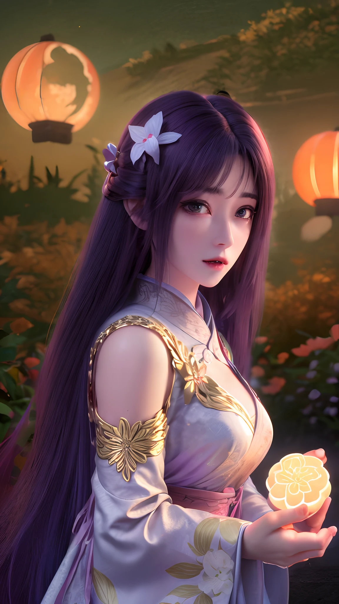 "Mid-Autumn Festival" theme,Mid-Autumn Festival,Chinese ancient style,seeing the moon,Take mooncakes,one-girl,20yr old