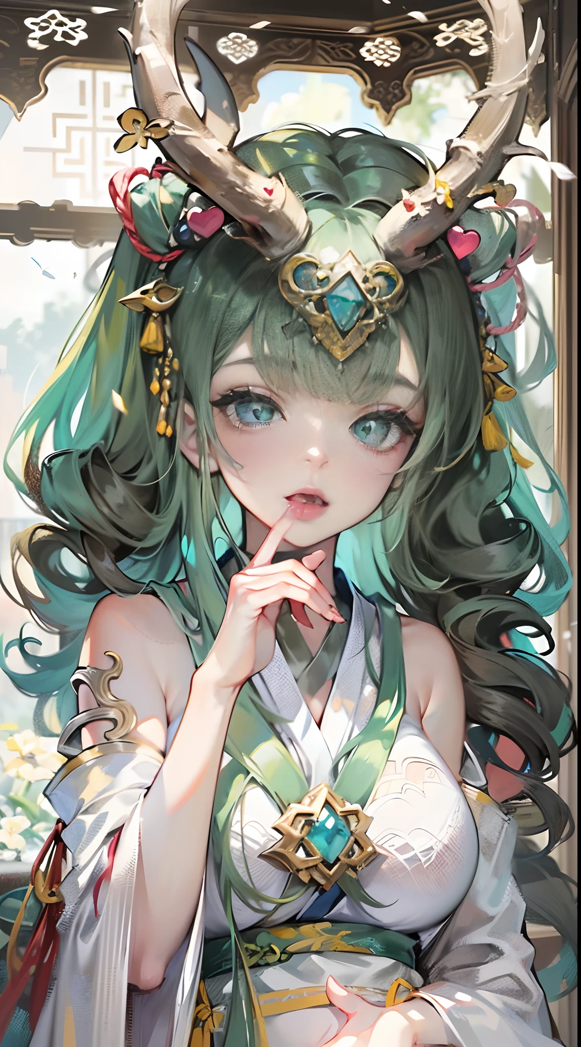 ((mejor calidad)), ((obra maestra)), (detallado), mujer con cabello verde, sosteniendo una espada, (inspirado en artgerm:1.2), (ganador del concurso pixiv:1.1), (diosa pulpo:1.3), (crazy art style:1.2), retrato de primer plano, calavera de diosa, (Senna de League of Legends:1.1), (Tatsumaki con pelo rizado verde.:1.2), Card game illustration, cepillo grueso, Fondo de pantalla animado HD, (Akali de Liga de Leyendas:1.1), 8K resolution