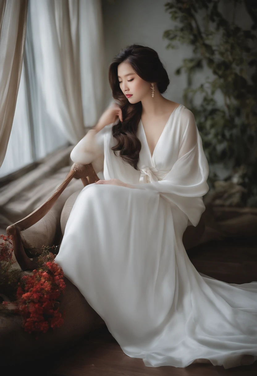 Keqing。White Silklorita。
