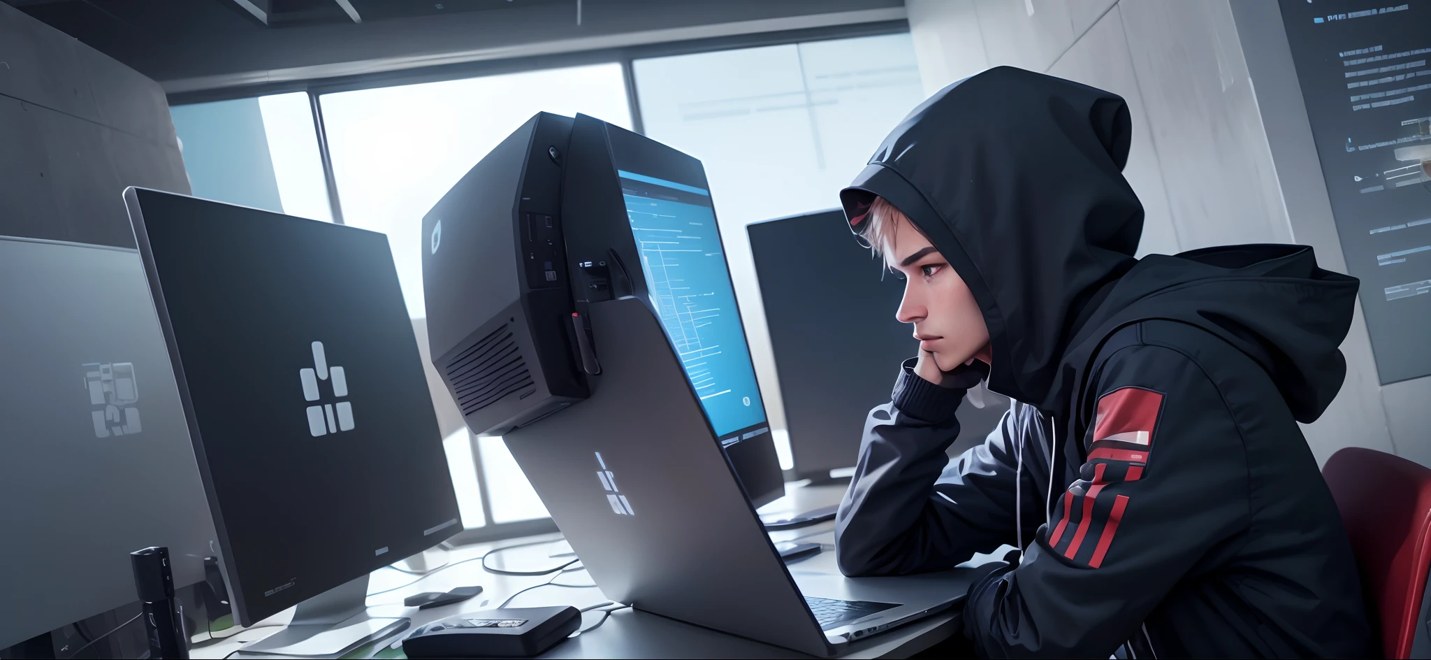 A hacker talking about cybersecurity roaming