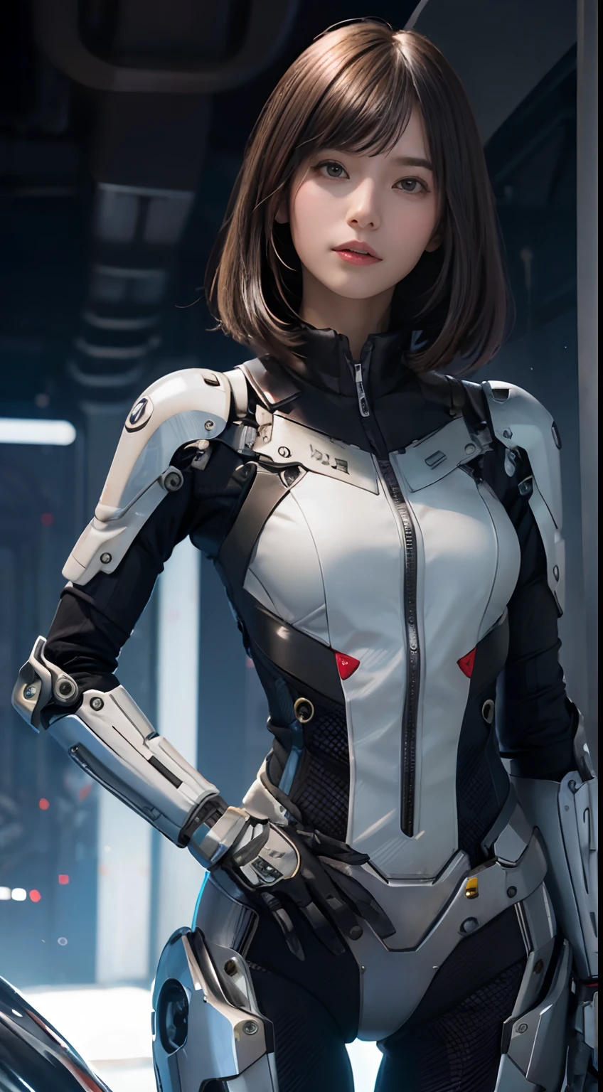 ((top-quality)),1 mechanical girl, solo person, full bodyesbian，Machine-made joints，sci-fy