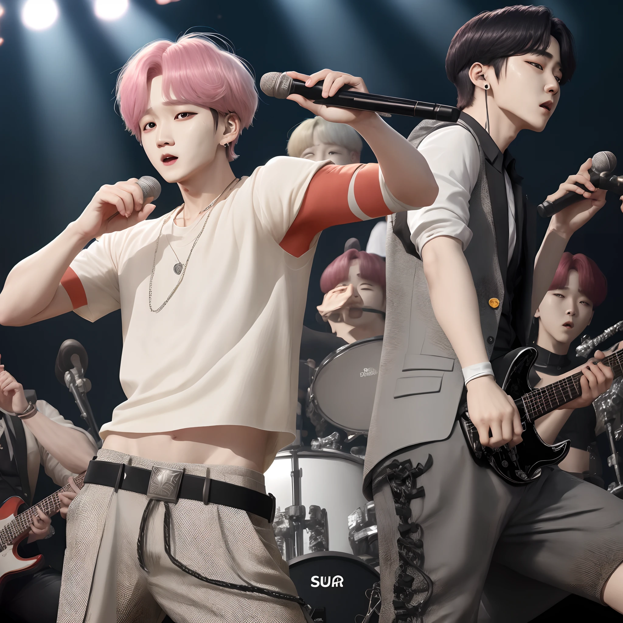 Suga integrante de la banda surcoreana bts