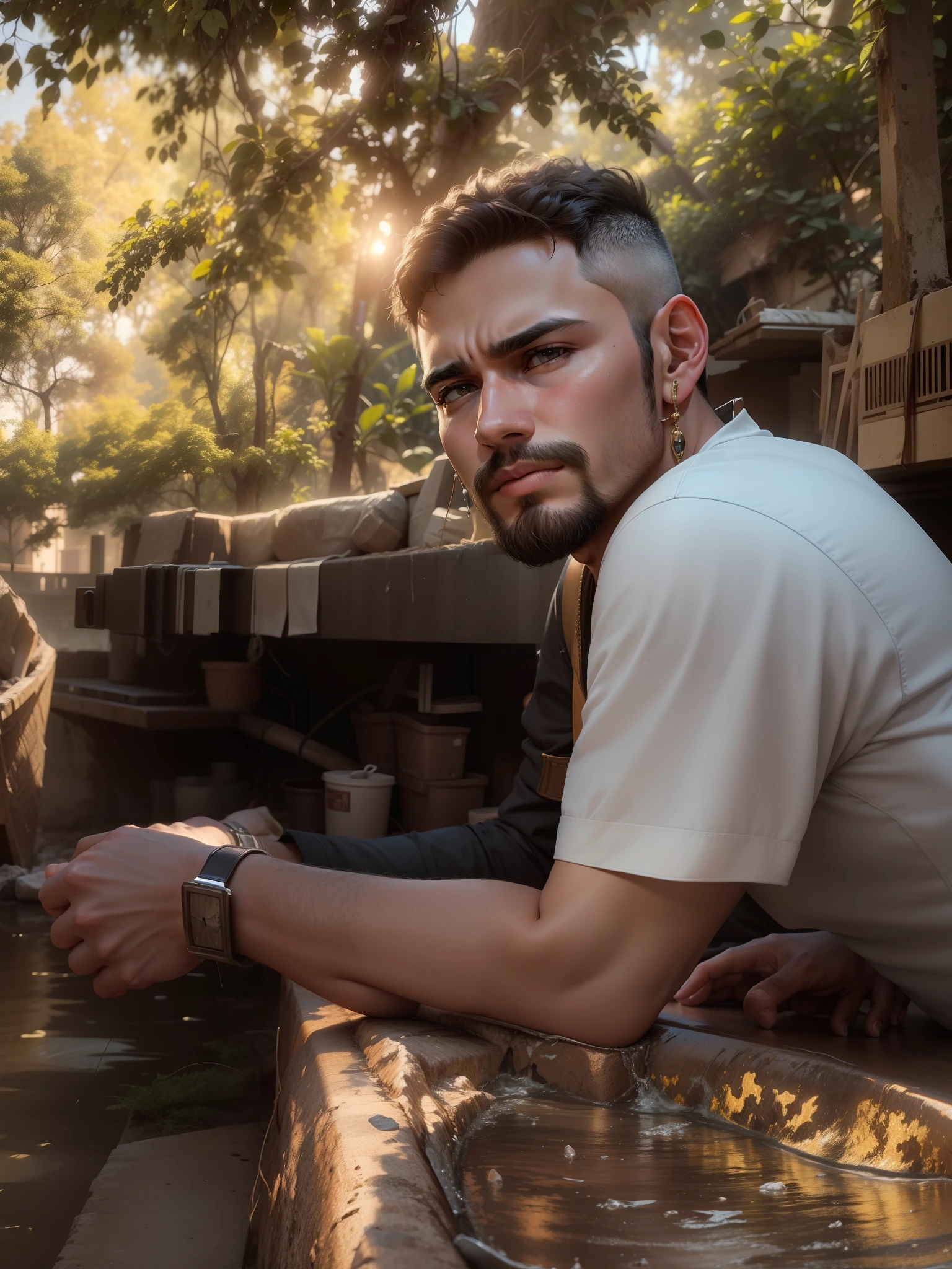 4k realastic face of 18 years boy and realastic background