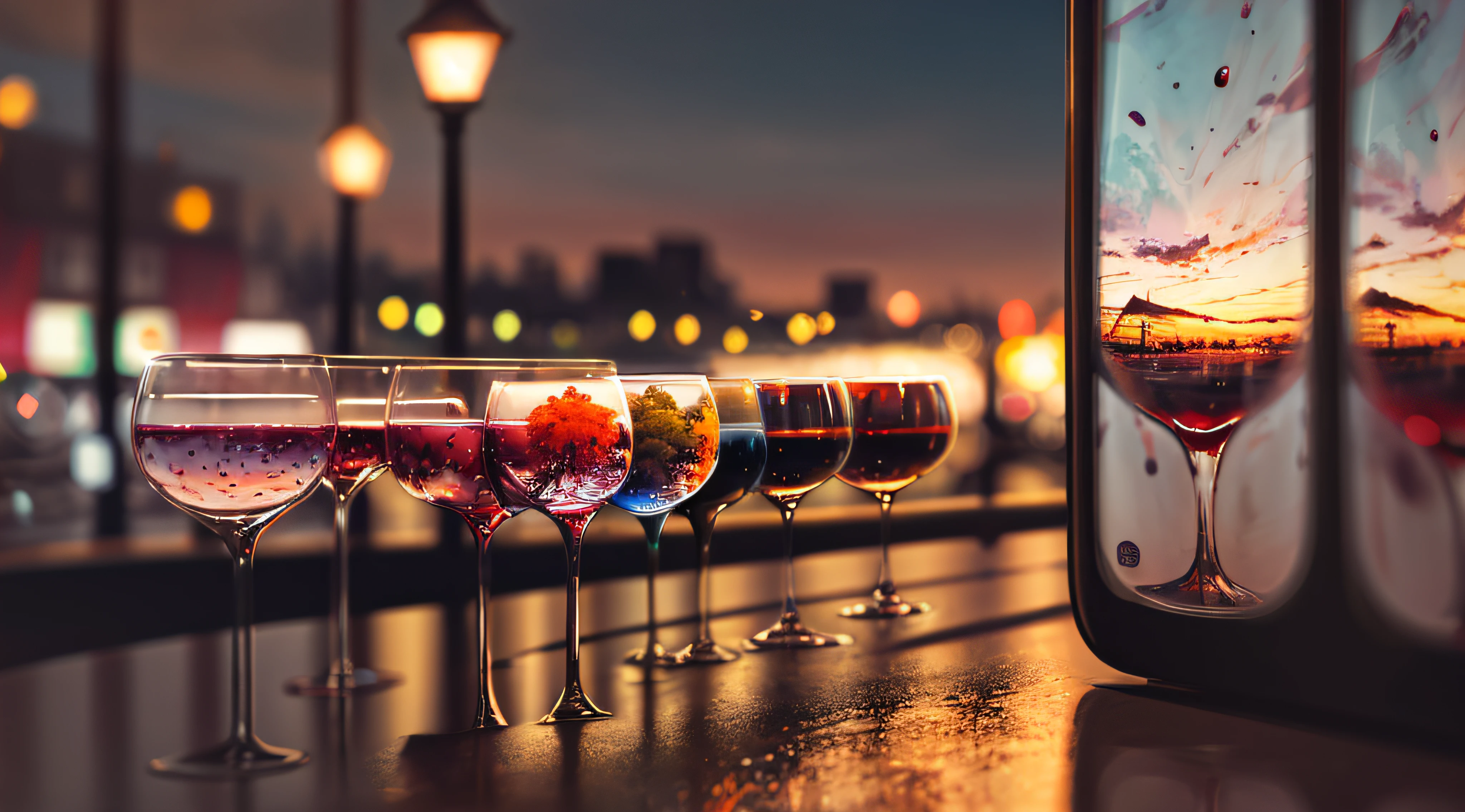 wine world, landscape, landscape, street, depth of field , ((blurred background)),
Masterpiece, the best quality, super delicate,
