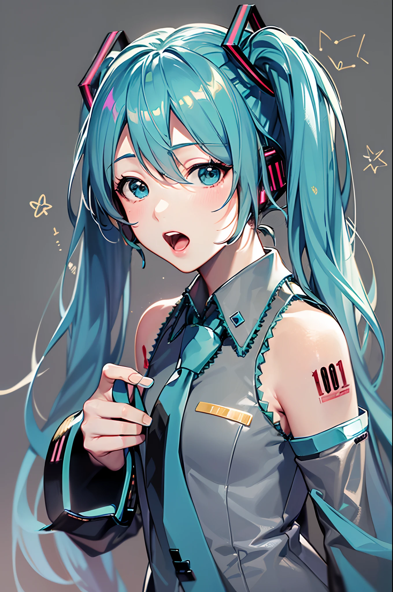 (((Obra maestra, hatsune miku, vocaloid, Super detailed
