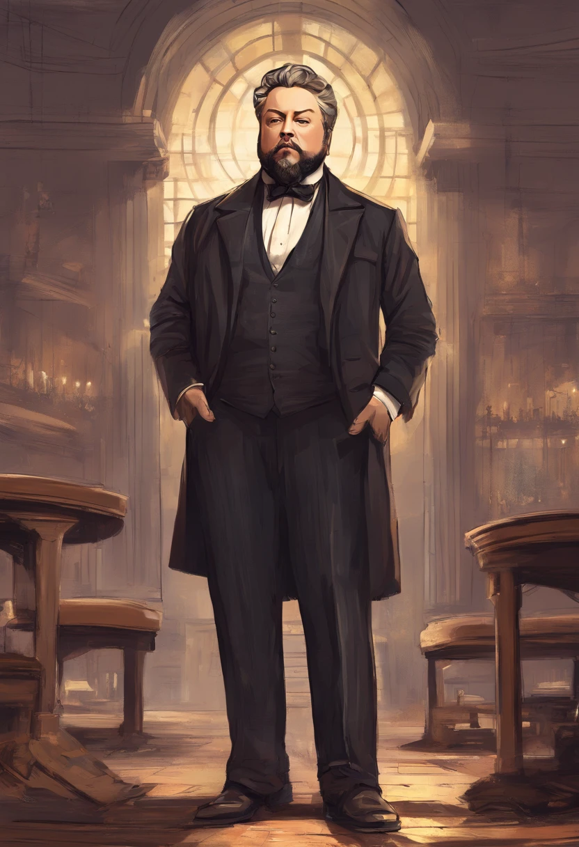 make the famous preacher Charles Spurgeon into a body builder