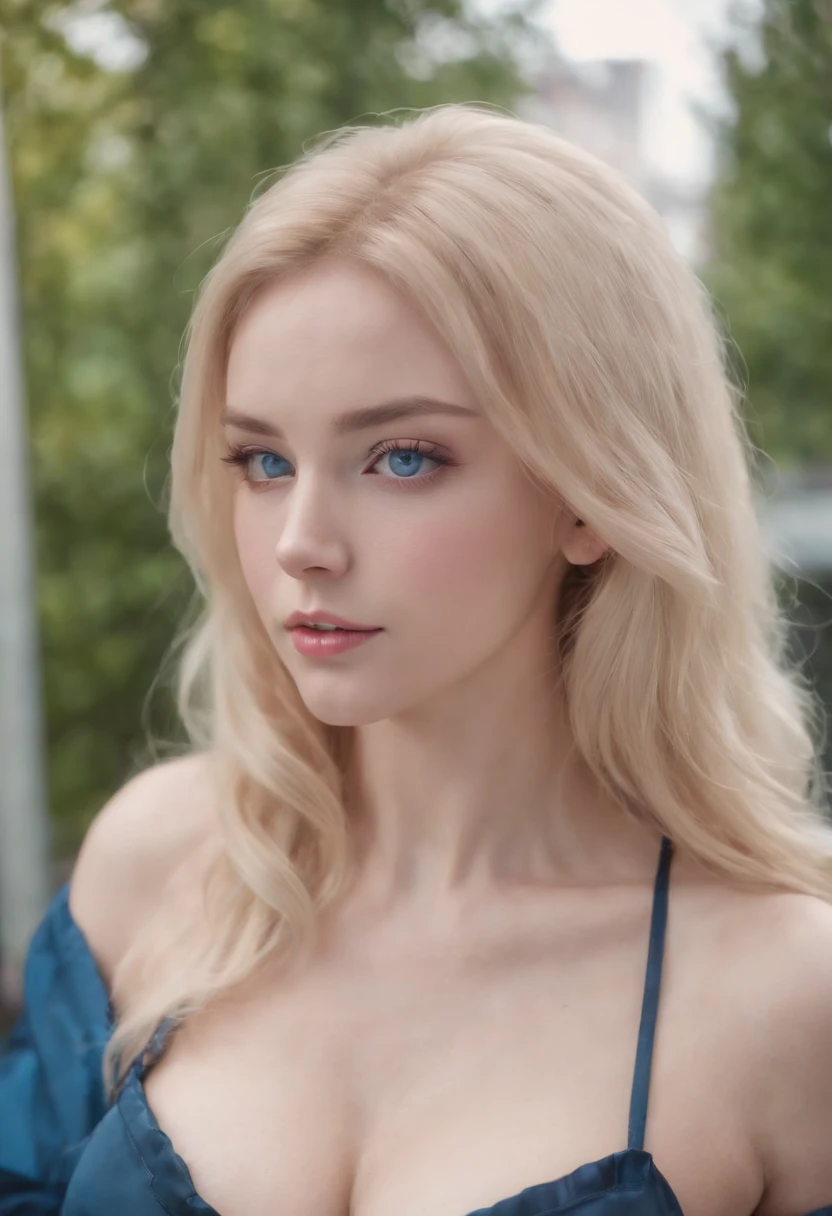 Blonde blue-eyed　monroe hair　Korean woman and half American　Age is early 20s　Exposure Walk　((fullnude)),full bodyesbian,bontage,SM,Open space