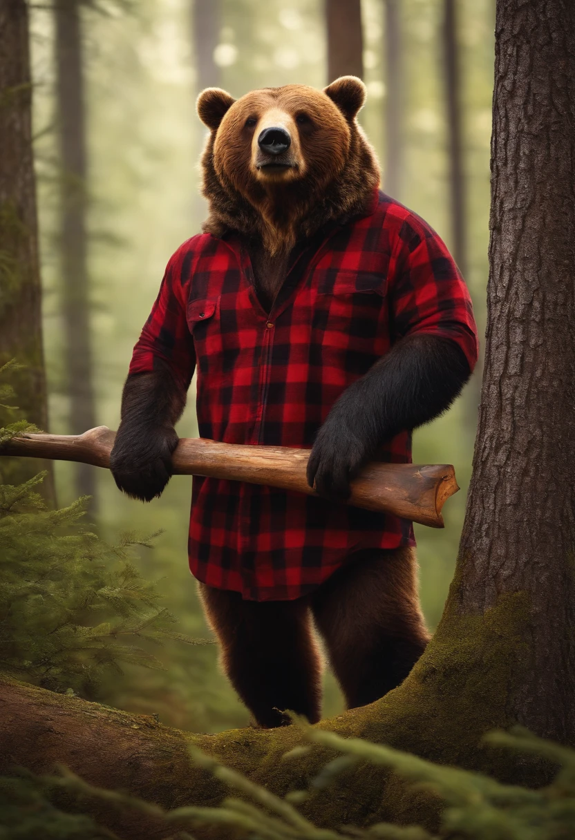 Lumberjack bear