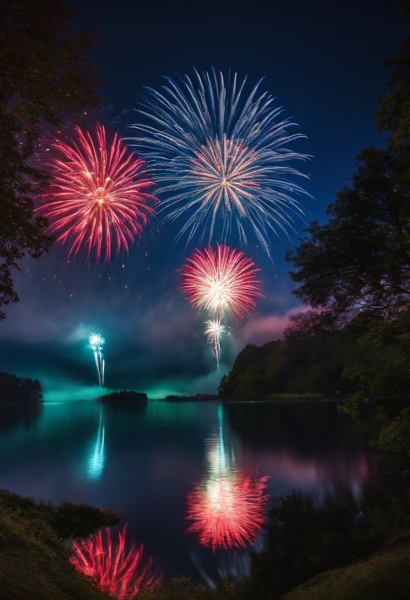 2Ten thousand fireworks