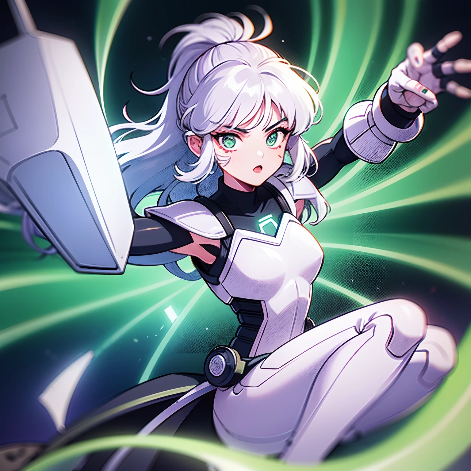 Highly detailed, High Quality, Masterpiece, beautiful, Pog, <lora:Pog:1>, solo, xbox-chan, ponytail, <lora:Char_Meme_Xboxchan:0.9>