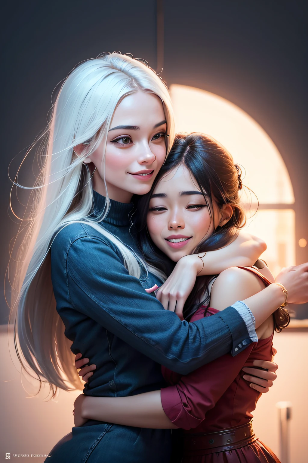 Image of a person smiling and hugging another person, com a frase "O amor vence" ao fundo. This represents the power of language to promote peace and reconciliation.
Of course, these are just suggestions, And the video creator can choose different images that are most relevant to their target audience and presentation style. No entanto, These images provide a good foundation for illustrating the power of language in a visual and engaging way.