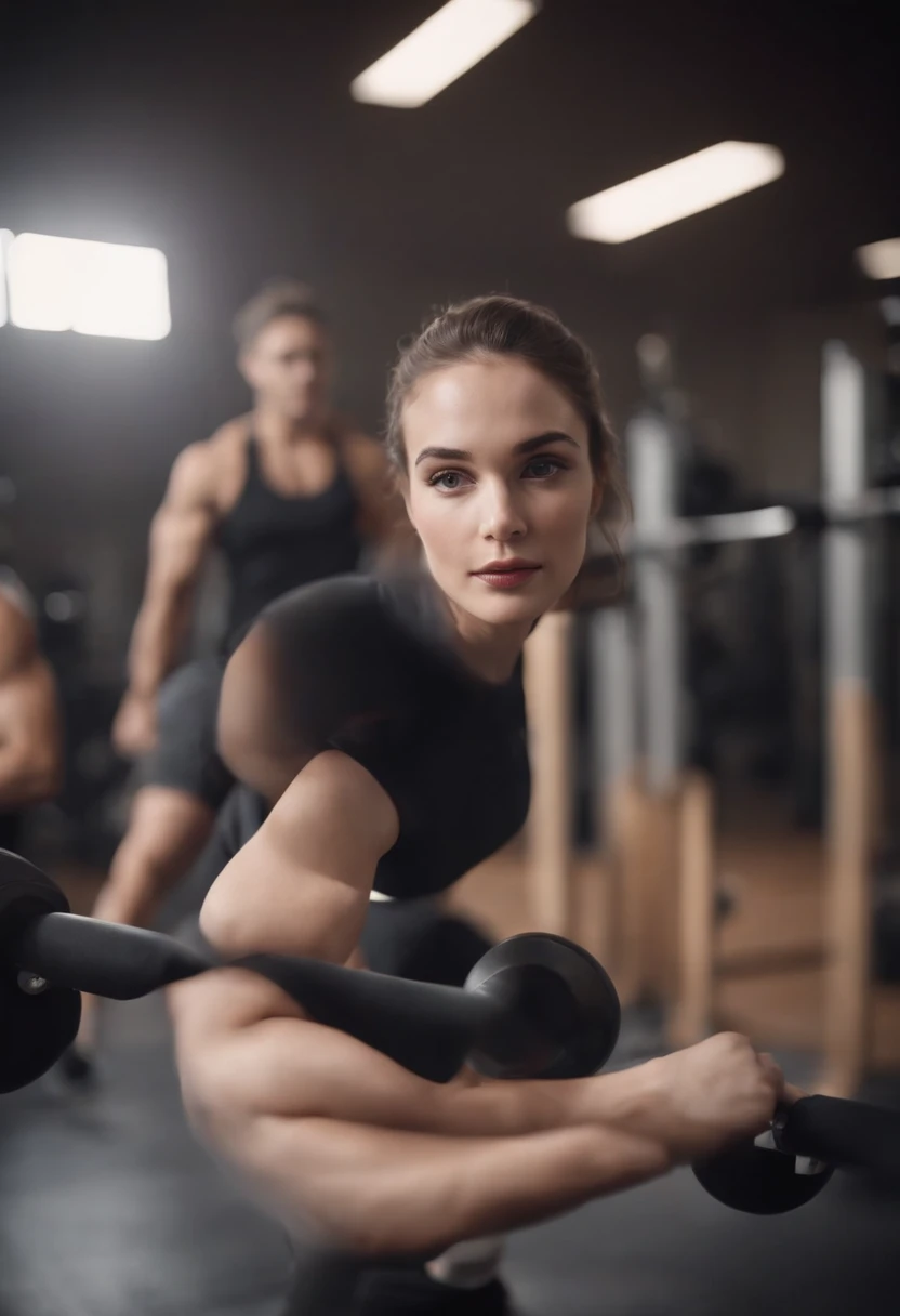 at the gym