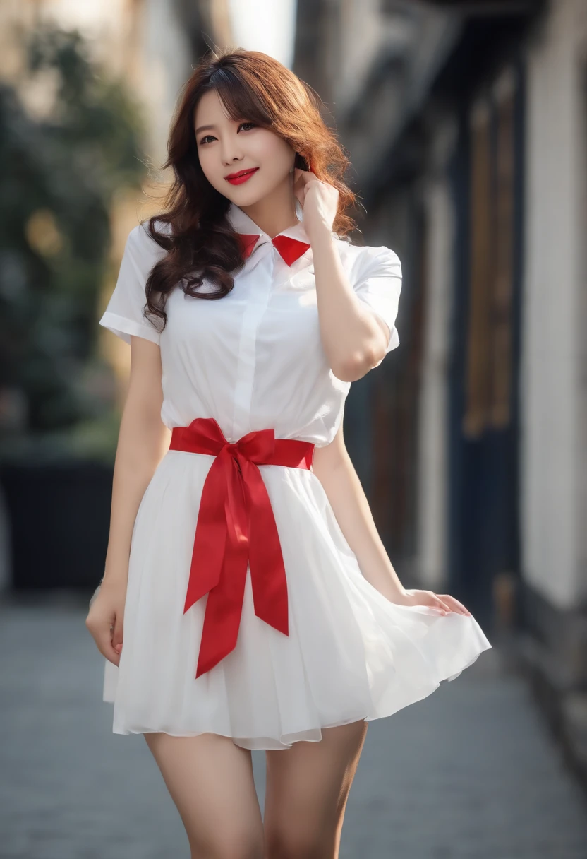 dresses , master piece , best quality , detailed , matured female , bangs