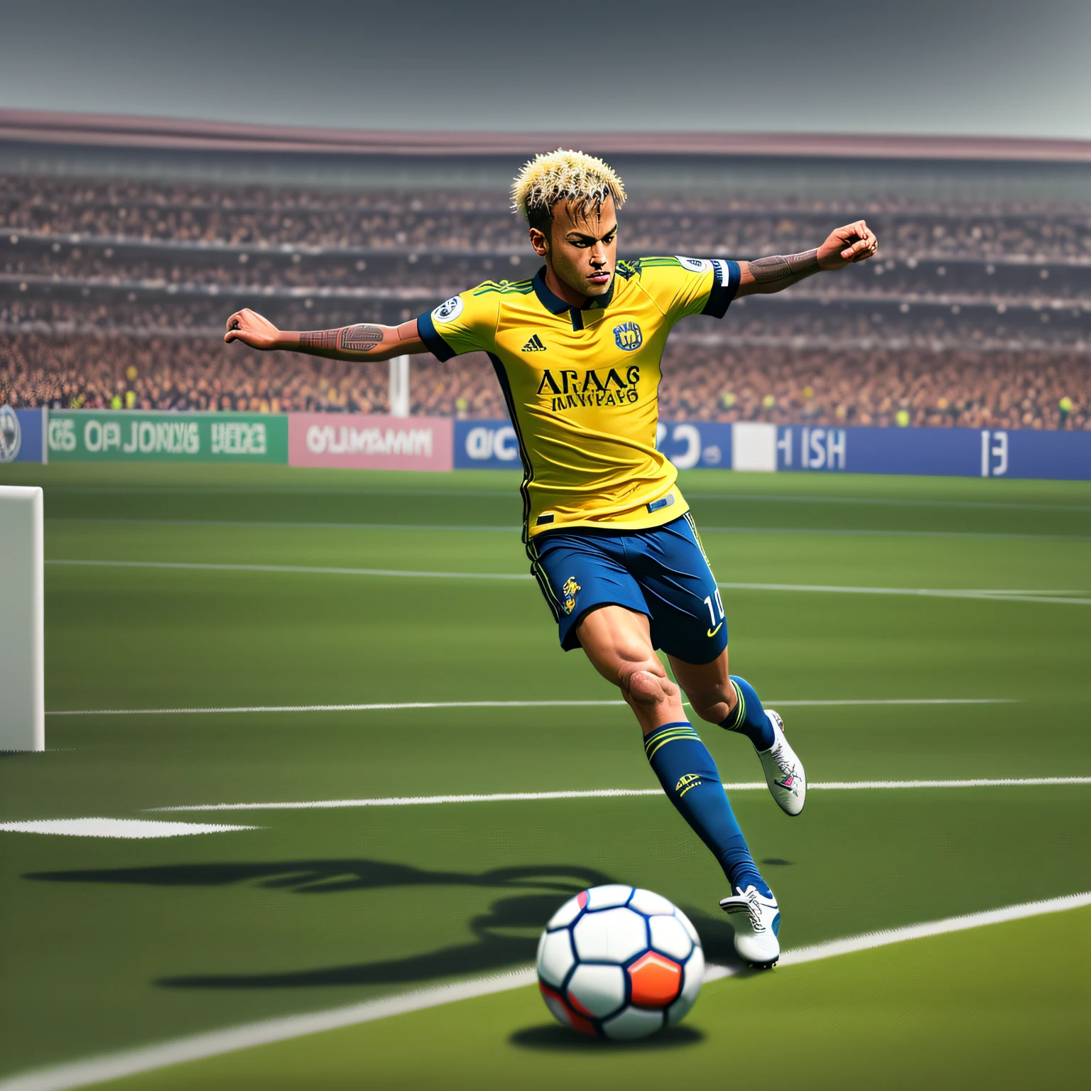 3d render showing a main character, with elements related to GRAND THEFT AUTO, FIFA AND GAMES --auto