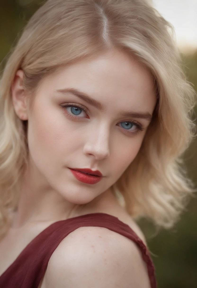 (((A deep reddish scar runs across her left cheek))) light complexion, Women around 19 years old, Natural blonde hair, characteristic blue eyes, Dressed in Cole, slender and graceful,, Beautiful, In a gym environment, Ultra Sharp Focus , realistic shot, Gothic women's clothing, Tetradic color (Scar:1.4)