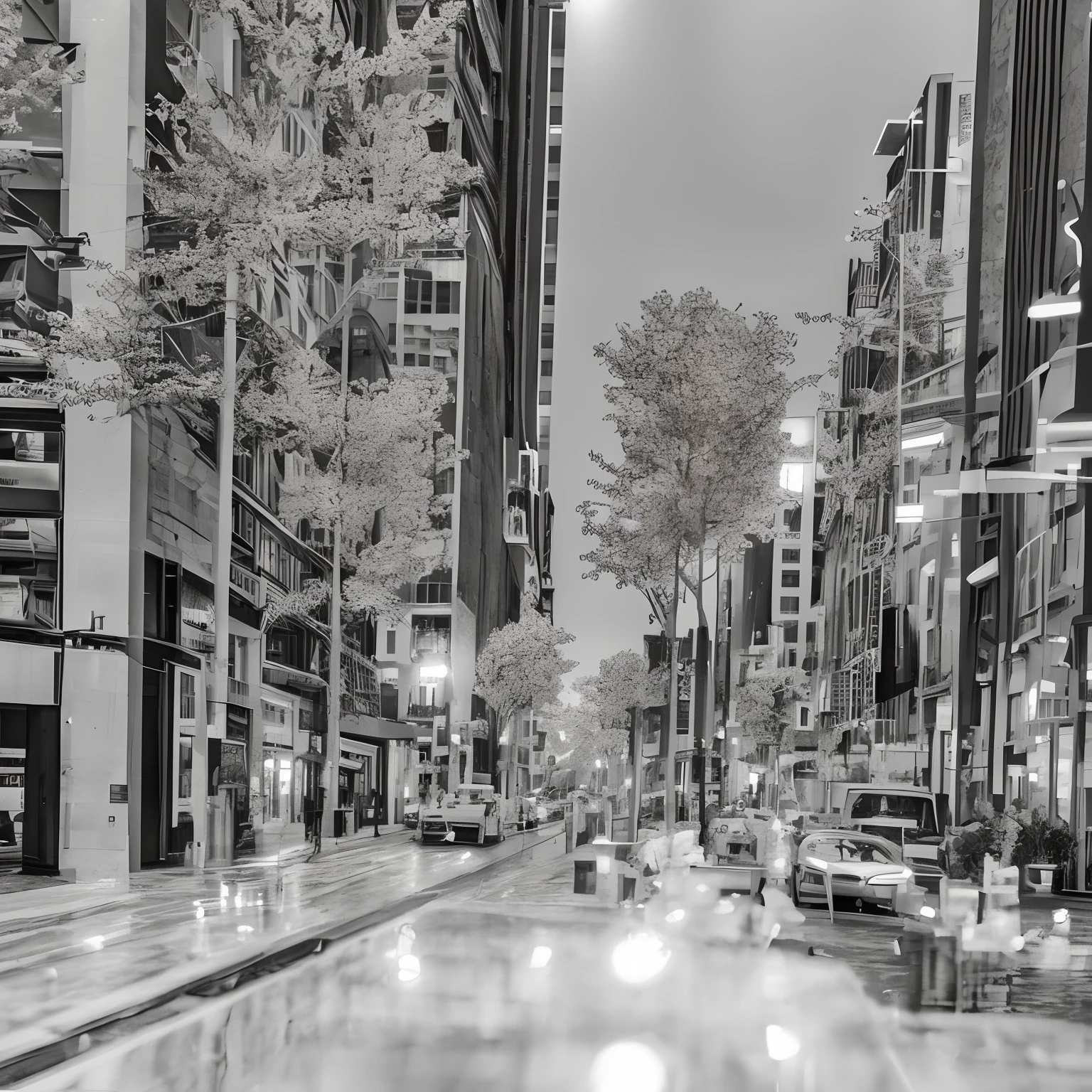 super high image, super detail, super high resolution, paper-cut art, cutouts, monochrome, intricate cityscapes, detailed and delicate, professional lighting