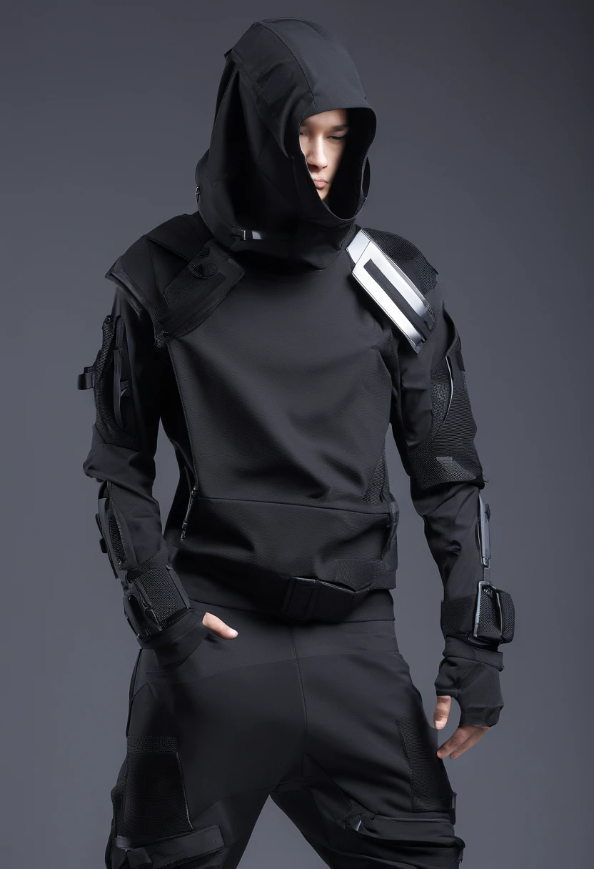 Slanted shoulder single-leg design with a sense of Latin dance practice clothes