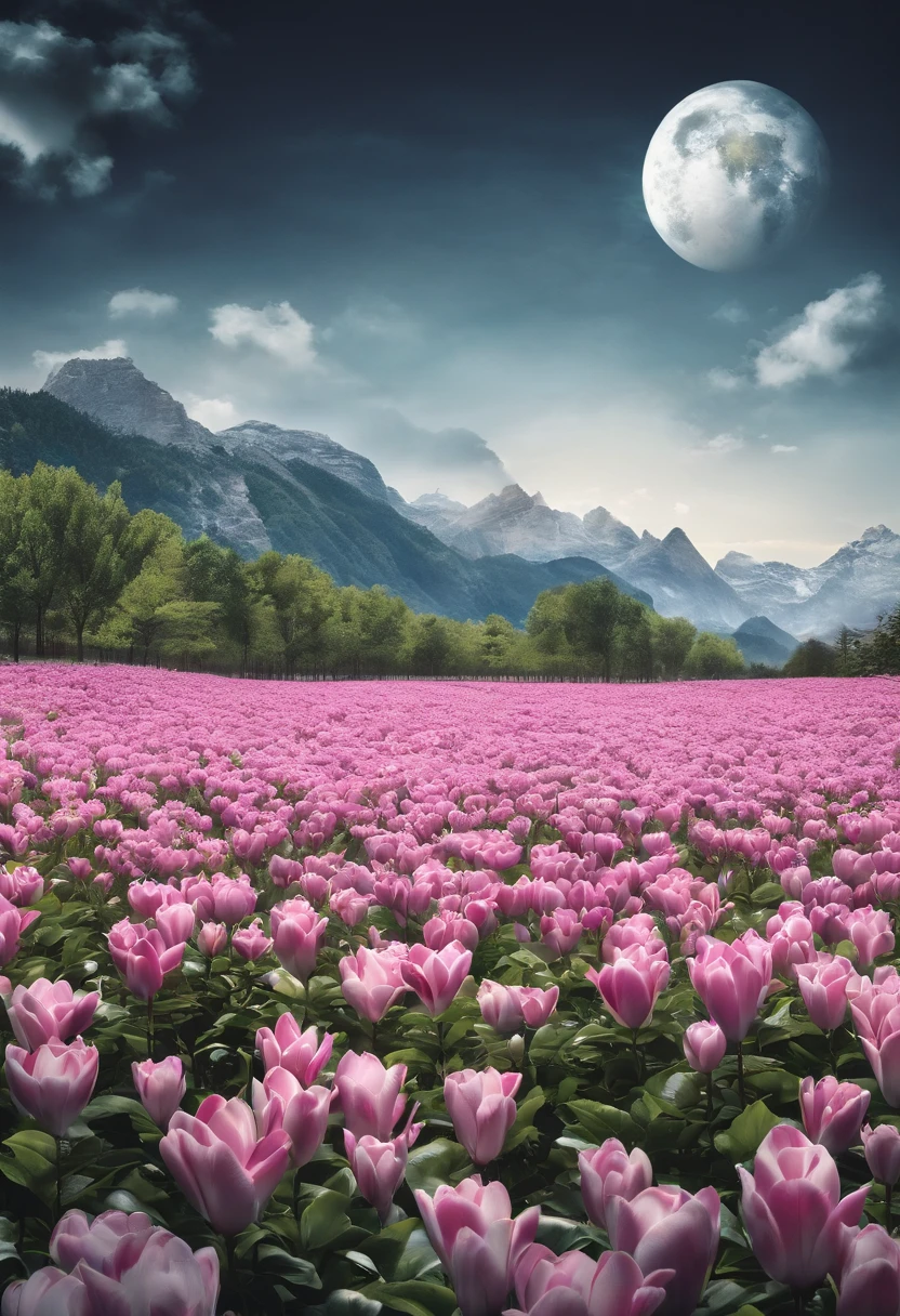 Equinox，Termos solares chineses tradicionais，(((Magnolienblüten)))，Estilo nacional，Tintenwind，monochrome background，tem clivagem((Engole))fly to the sky，Landschaftsansicht，Don't let yourself be characterized，Don't let yourself be characterized,Do not compile, cores vibrantes