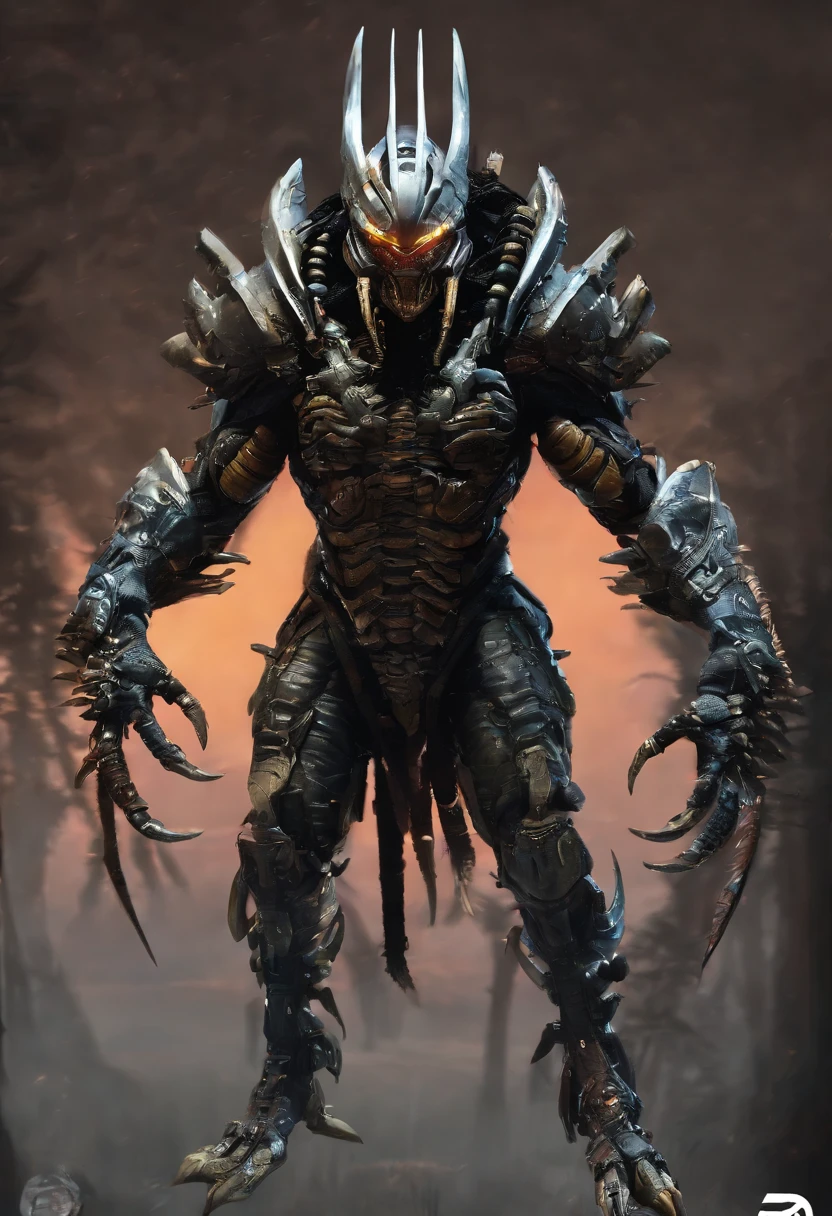 Create realistic predator images, The iconic alien hunter in the film series "Predator". The Predator is a formidable and powerful creature, with about 2,5 meters high. Their skin is gray-green in tone,And has a scaly character, A rough texture that blends in with the environment.
He wears intricate technical armor, Combining organic elements with advanced technology. His armor has metal plates,It is decorated with carved details, clutching his chest, bshoulders, Arms and legs. A cloak made of fragile material flows behind him, Add a dramatic twist.
The Predator's Face is an interesting blend of extraterrestrial biology and biomechanical implants. Your V-shaped jaw can open to reveal rows of sharp objects, Fleshy teeth. His eyes glowed a disturbing yellow and red, Exudes an insidious aura. A bone stretched to the top of his head, Give it a majestic look.
Equipped for hunting, The Predator carries an impressive variety of weapons. The curved blade is attached to your arm, Ready to be unsheathed in an instant. Tech backpacks fit on your back, Power your equipment. In one hand, Maintain its characteristic plasma cannon, Capable of firing projectiles with destructive energy.
The image should depict the predator in a pose that shows its ferocious and determined nature. Dramatic lighting should accentuate the skin texture, The complexity of the armor and the strength of the eyes. The background environment should suggest a dense and mysterious jungle,Predators often come out to hunt their prey.
Be sure to capture the imposing and legendary essence of the Predator, A skilled and feared hunter,Attracting audiences for years.