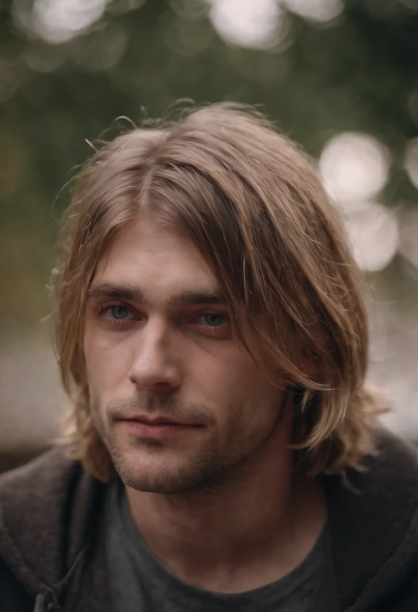 zombir kurt cobain,8k,realistic