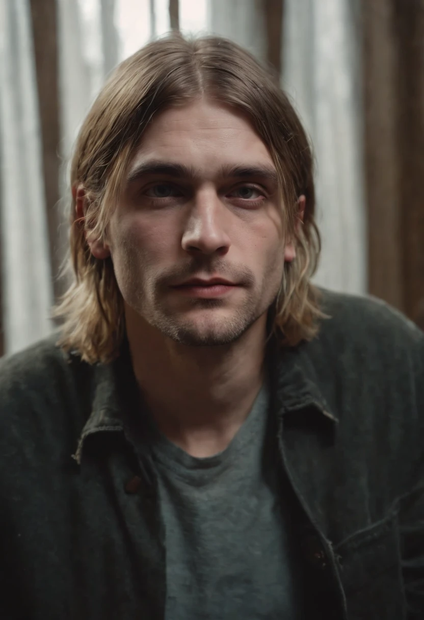 zombir kurt cobain,8k,realistic