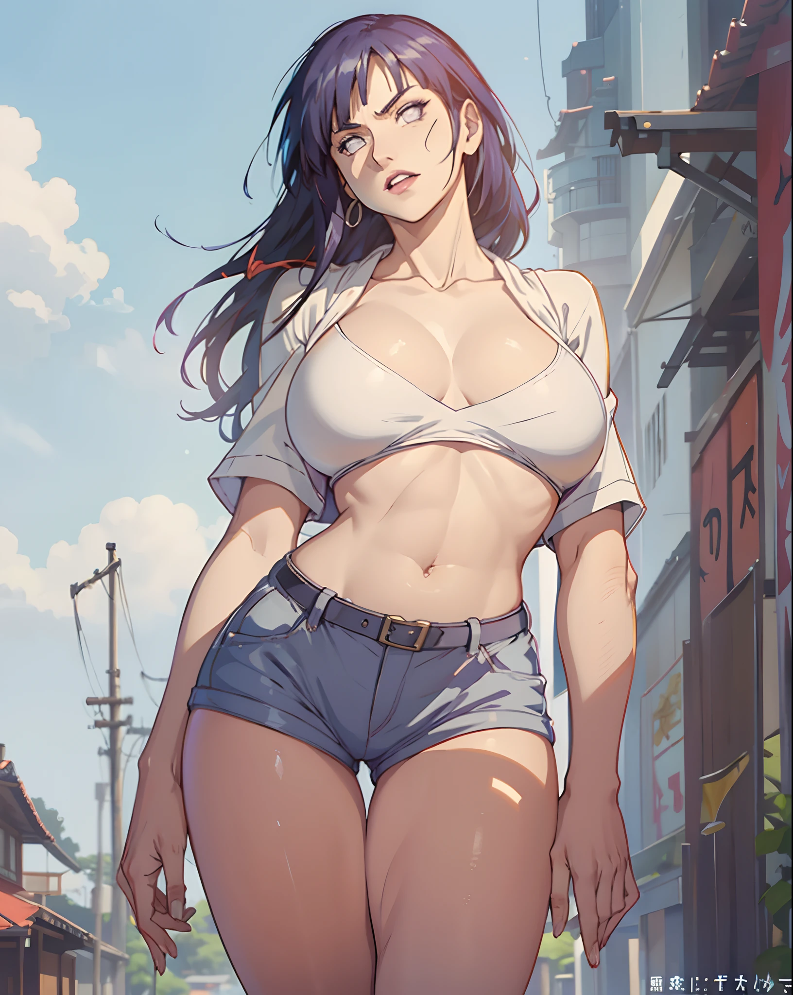 Hinata Hyuga, Extremamente Realista, extremamente sexy, muito linda, bunda grande, pernas grossas