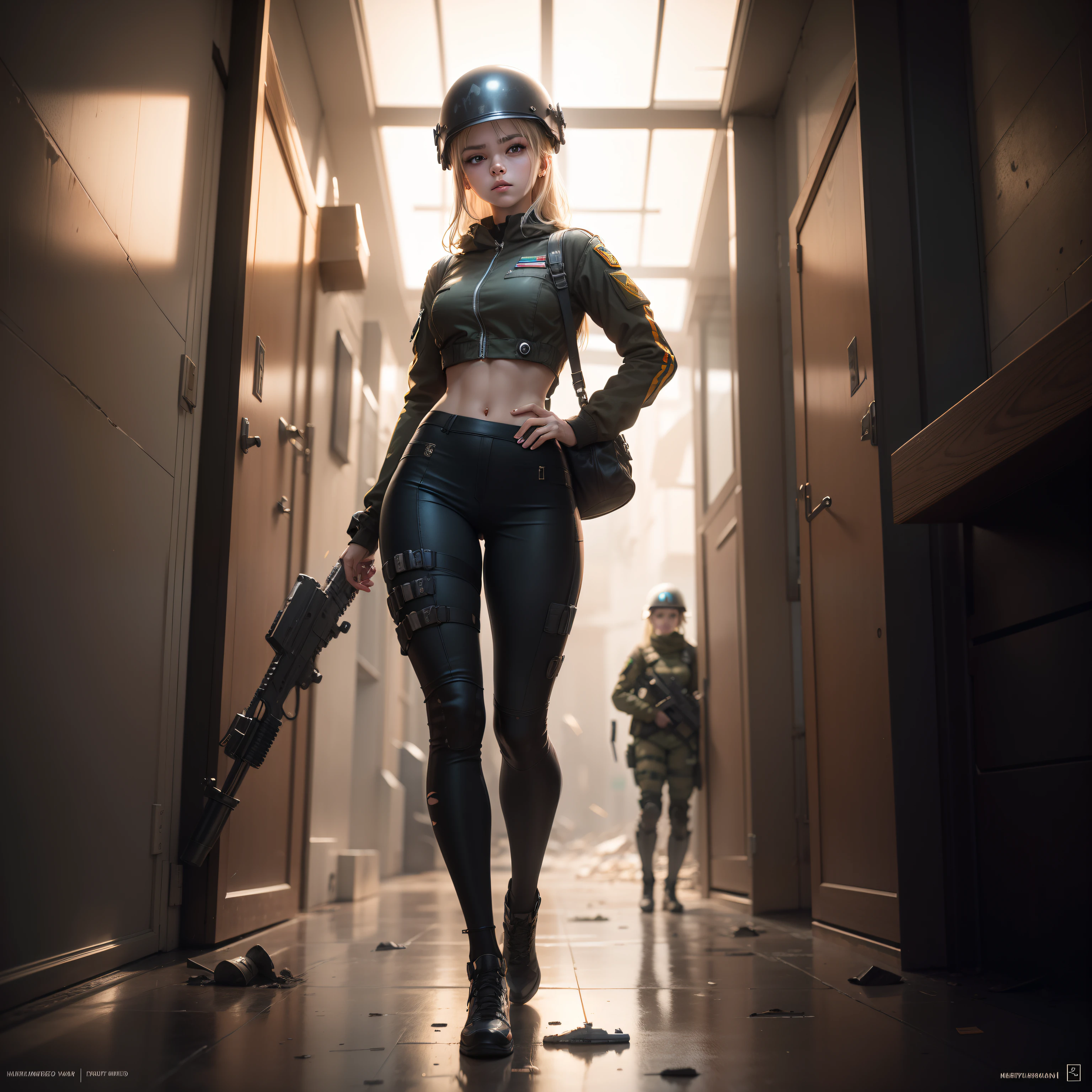 COMBAT FEMALE SOLDIER NAKED