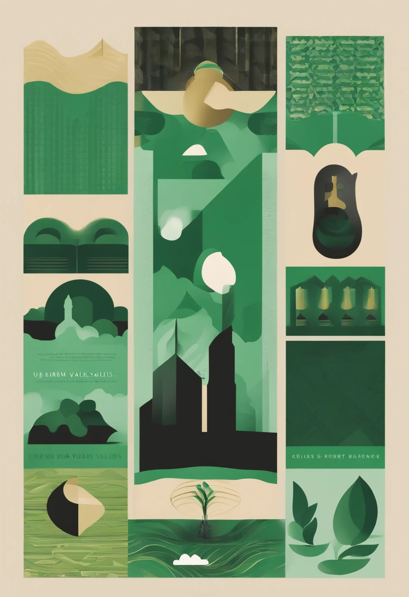 a close up of a green and black poster with the words our values, amazing values, values as flat shapes, brand colours are green and blue, green hue, black and green scheme, awwwards, dark hues, green and black color scheme, stunning visual, green colours, by Chris Rallis, hugh detailed, subtle details, unused design, green and black colors
