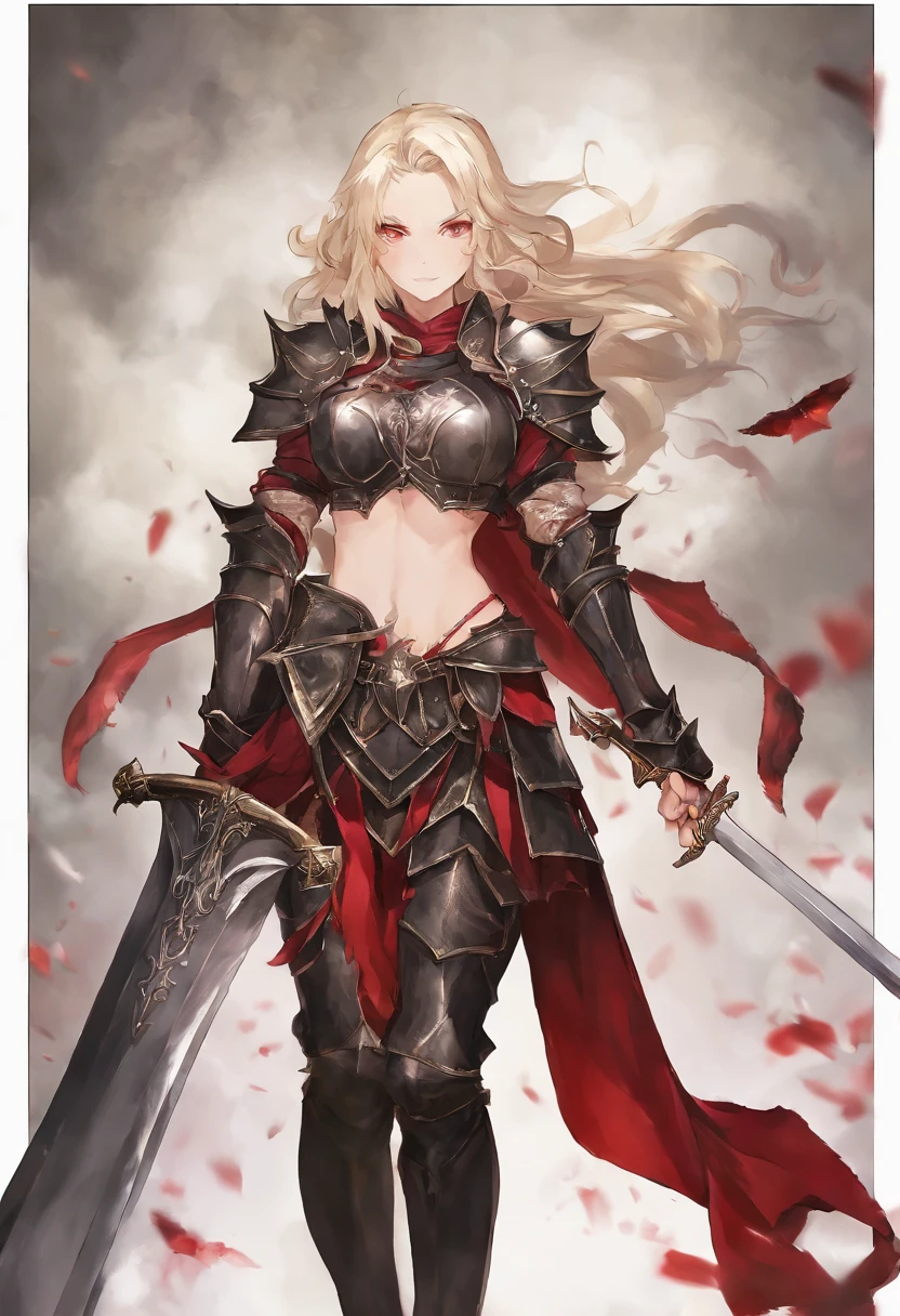 female knight, rusty armor, undressing pose, movie quality, masterpieces, perfect body shape, sexy aura, succubus