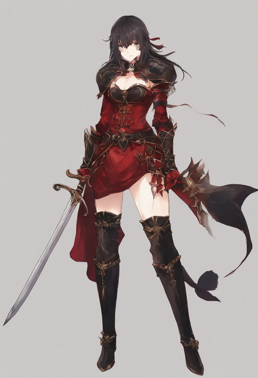 Faraway view,tmasterpiece,rich details,1girll, solo person,Blonde hair,long whitr hair,Red eyes,Royal sister face,mature,Adult females are plump,huge tit,Black armor,Heavy armor,Covered with pure black steel armor,The whole body shows only the face,shelmet,Armor,Reload armor,Lady Knight,Muscle woman,A giantess,large tall,Strong,looks down on a viewer,Whole body diagram,with a huge mouth open,Full body armor coverage,steel armor,unholy,Whole body diagram,Thick thighs,Exaggerated big ass,Long legs,Huge sword,Dark Armor,blood red colored sky,Black Castle Background,with her mouth open,Sword in hand,Heavy steel cuirass,Black and red armor,arma,holding enormous sword,Crimson sky,Black leather boots,Thick and huge armor,k hd,4K,ssmile,gentleness,Shark teeth,Black and red armor,A giant sword as tall as a human,plumw,huge tit,Evil charm