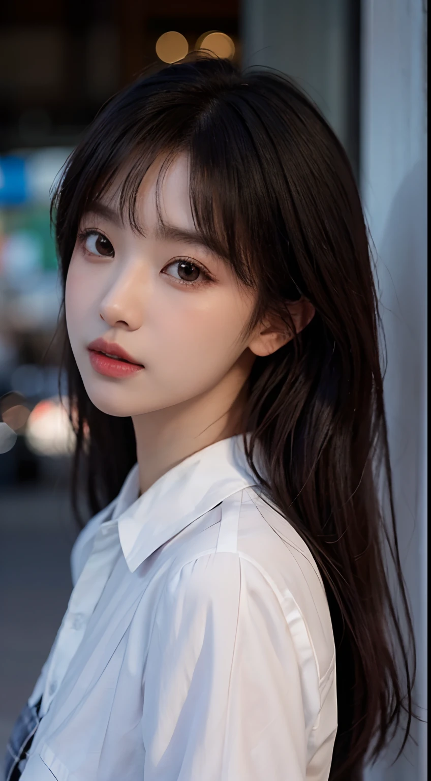 arafed woman in a plaid dress and a white shirt, portrait of jossi of blackpink, jaeyeon nam, jinyoung shin, captured on canon eos r 6, headshot profile picture, taejune kim, portrait of female korean idol, gongbi, kim doyoung, red velvet, yanjun chengt, sakimichan, heonhwa choe