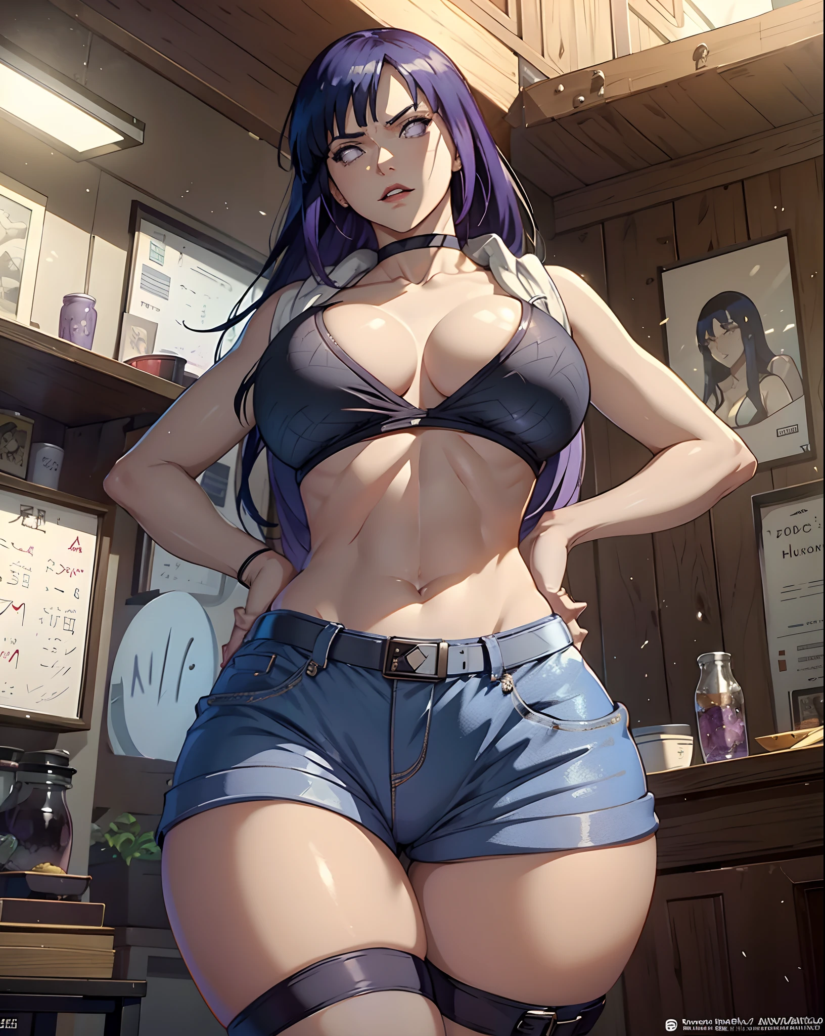 Hinata Hyuga, Extremamente Realista, extremamente sexy, muito linda, bunda grande, pernas grossas