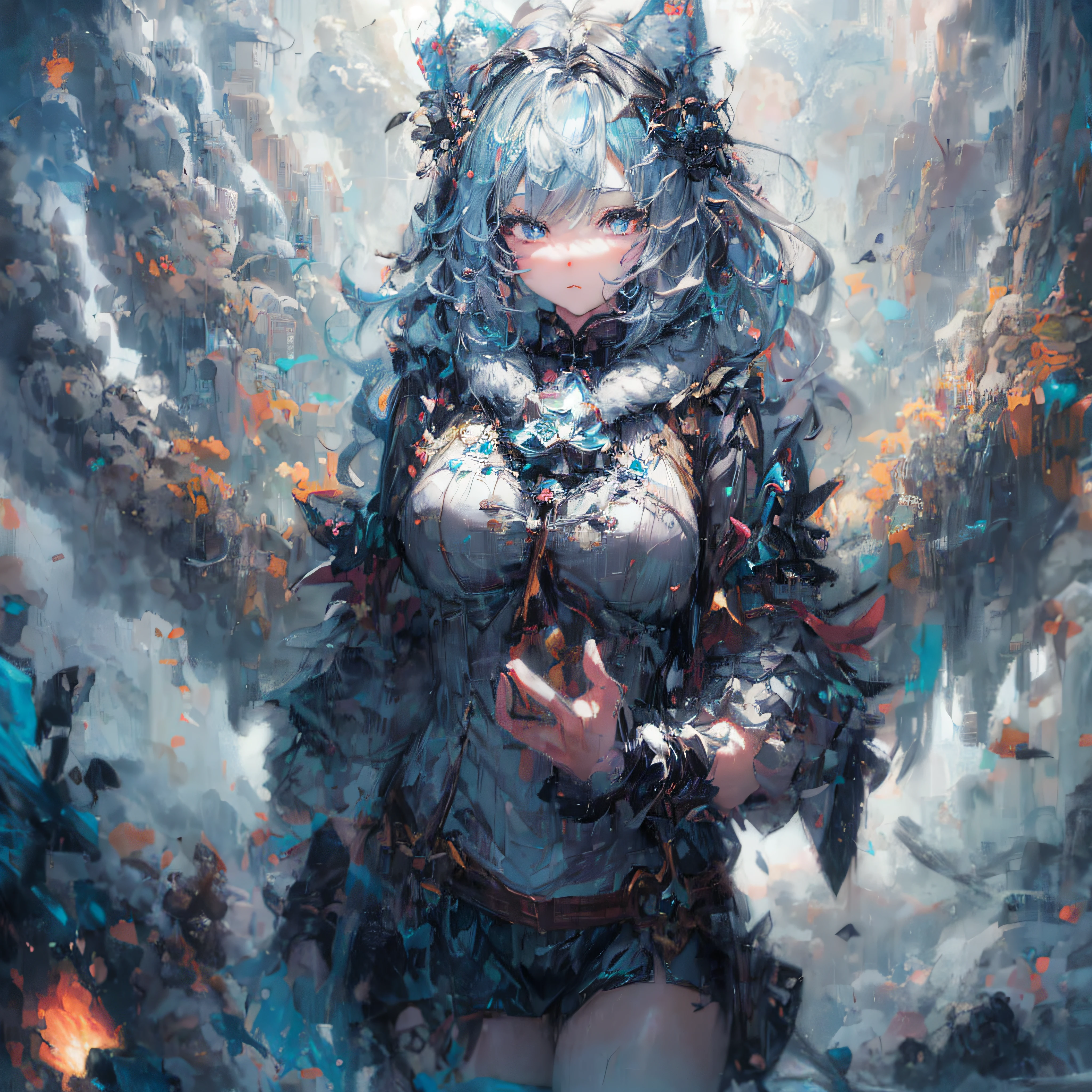 Drawing of a woman in a furry costume with cat ears, anime art wallpaper 4k, anime art wallpaper 4k, Anime art wallpaper 8k, anime epic artwork, anime fantasy artwork, anime style 4 k, beautiful anime artwork, 4k anime wallpaper, anime wallpaper 4k, anime wallpaper 4 k, Detailed Digital Anime Art, anime fantasy illustration