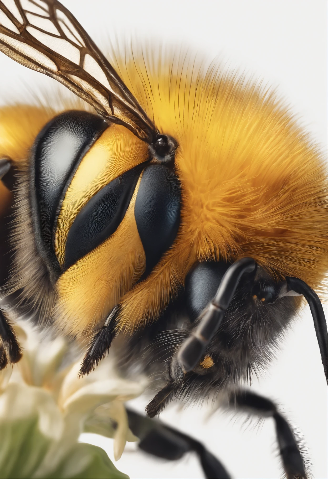 A bee，Hand drawn illustrations，plethora of colors，Ultra-clear details，超高分辨率，Transparent background，8K