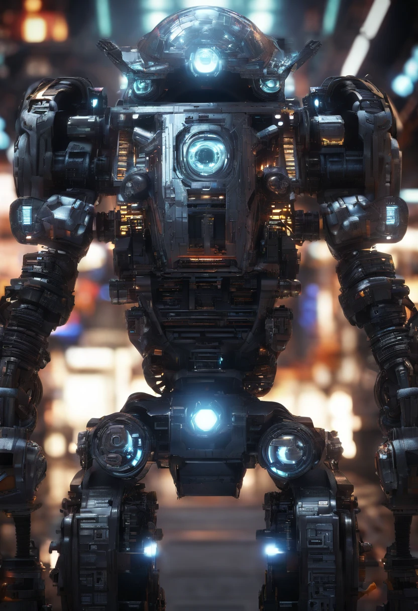 Disney mecha , science fiction, front view, Sense of technology, C4D, Oc renderer, unreal engine, high detail, industrial design, 8k HD, studio light, retro
