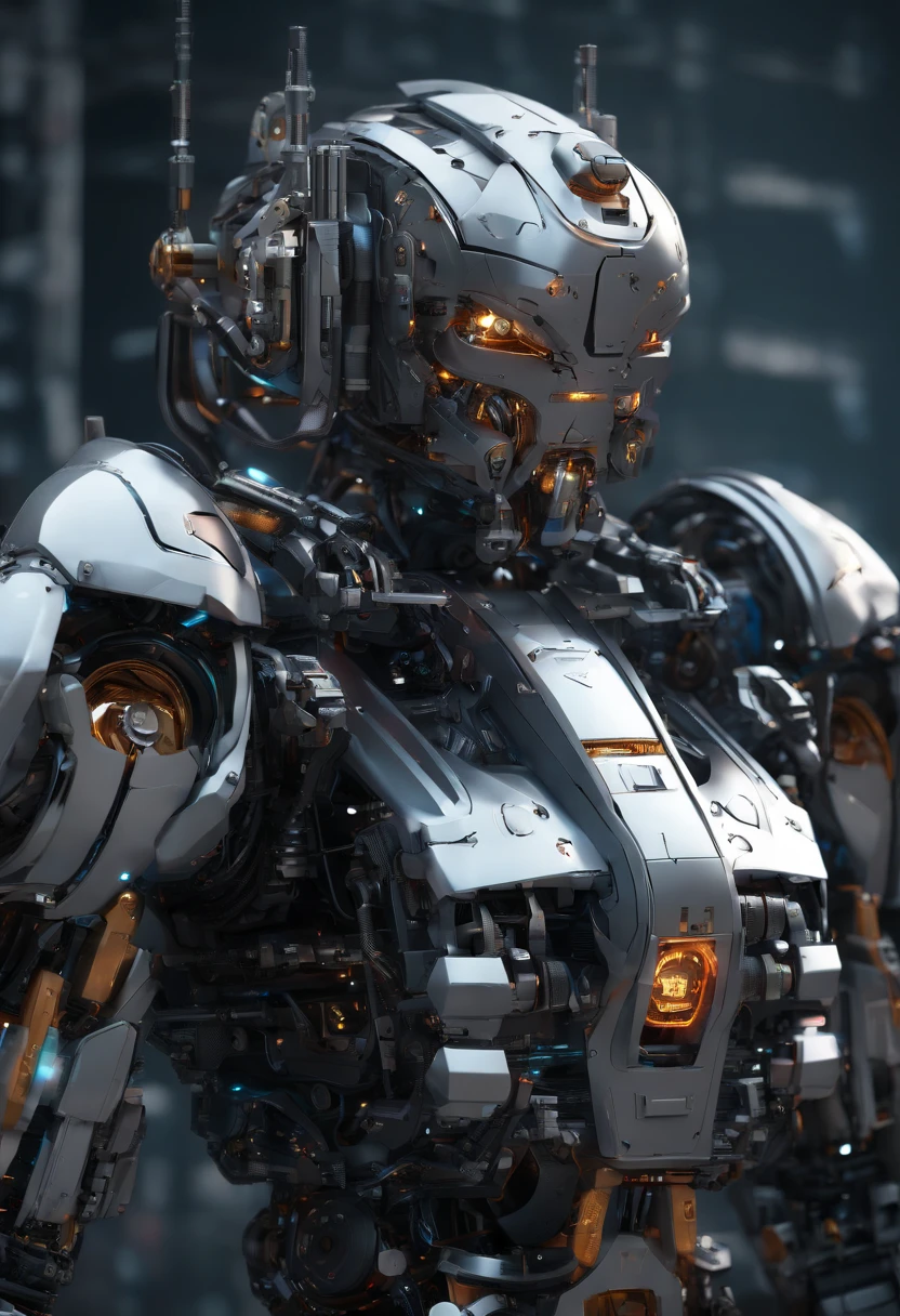 Disney mecha , science fiction, front view, Sense of technology, C4D, Oc renderer, unreal engine, high detail, industrial design, 8k HD, studio light, retro