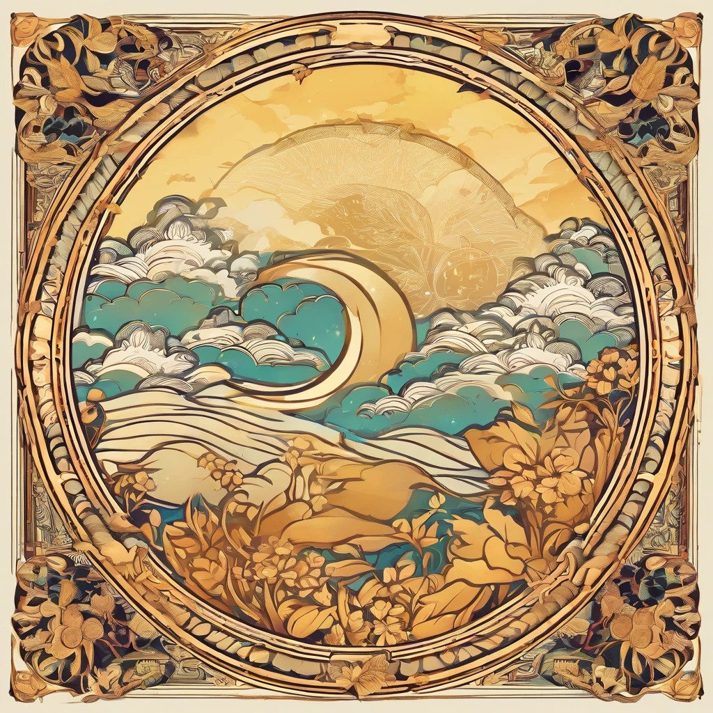 Mid-Autumn Festival, A round moon, the night, (Moon cake), teas, the fruits, edgBunny, Chang'e rushes to the moon, symmetry, high detail, Romanticism, sparkle, god rays, ray tracing, UHD, retina, masterpiece, ccurate, super detail, high details, high quality, best quality, highres, 16k, anatomically correct