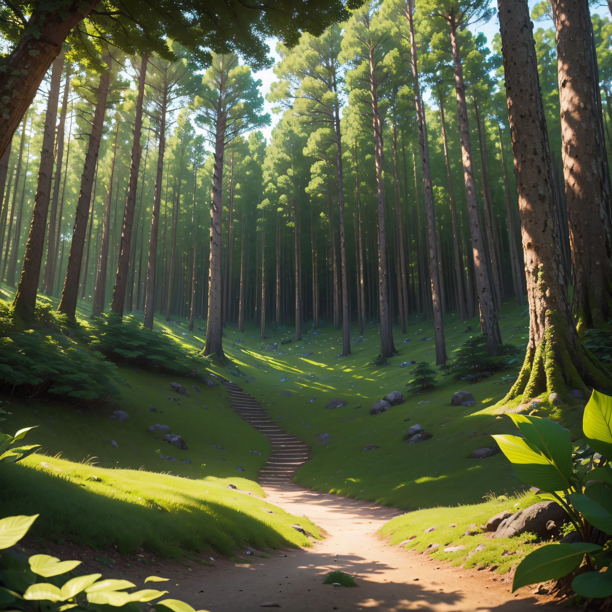 (8K quality, Extremely detailed, Masterpiece, Best Quality, Ultra-detailed, (Low Angle:1,4)), ((Kotoshrek)), Dense forest in the background