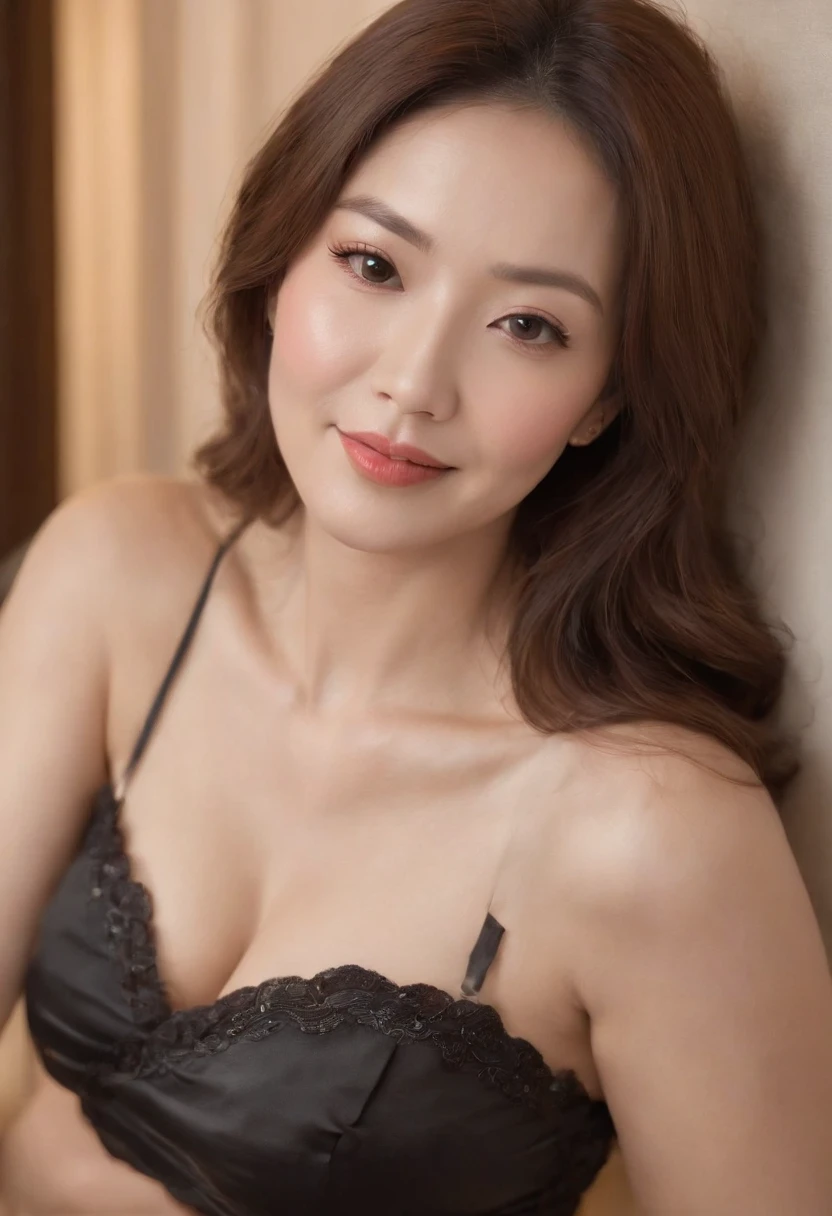 ((aunt:0.9))、(Old face:0.9)、(Gross slip:1.5)、(plump shiny lips)、((Beautiful Japan 55 years old standing naked))、A smile、Laughter wrinkles、(((In a detailed luxury hotel、Beautiful western style suite background with luxurious décor)))、Very small bra in black and very small string panties in black、(Colossal tits)、Beautiful legs、Gravure photography、Photo Pose、(Shiny face、Sexy face、美丽的面容)、Beautiful body line、Wrinkles at the corners of the eyes、Shorthair、((Full body))、55-year-old married woman、real looking skin、Photo Real、Detailed picture、high-level image quality、、Precise images