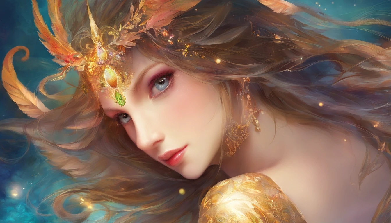 Masterpiece:1.4),, (Best quality:1.4),, ultra-high-resolution,, 8k, CG,, (extremely delicate and beautiful:1.2),,The upper part of the body,, 1fille,, seulement,, Fille-fille,, mature girl,, , Huge chickadee, sweet,, , Background of the sea，The reef，Houle Mer，longs cheveux bruns,, poils de queue de cheval,, , yeux bruns,, mouth closed,, red lips,, , Face blown away by the wind,, ,Delicate representation of facial features，yeux en amande，delicate eyeliner。longs yeux，Les yeux de Greene，black pupils，There is starlight in the eyes，Delicate details of the lips，Quality of oil paint，Thick paint style， The beauty of Venus，The ocean，mousseux，Stand on a huge shell