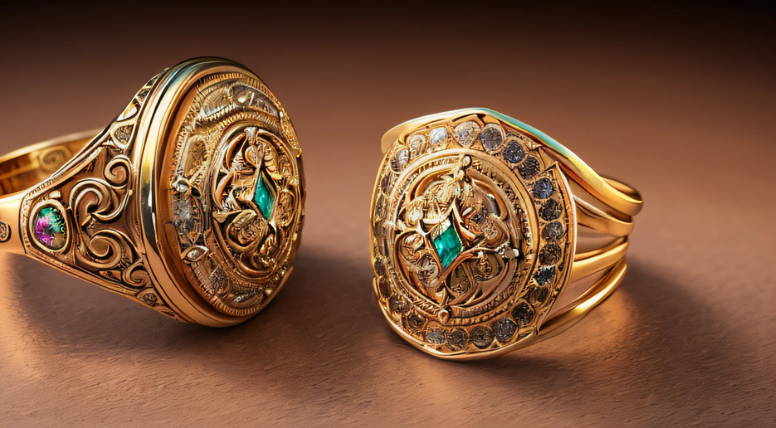 ((Full-pageconcept-art, Project Sheet, 3 dBlender: 1)), Exhibition of antique women's jewelry in the Slavic style, Rings, earings, necklaces, bangles, a gold, silver, gems, 3d модель, depth, many details,  ((extreme hight detail)),(Ultra-detailed),(painting), chiaroscuro, extremely detailed CG unity 8k wallpaper,