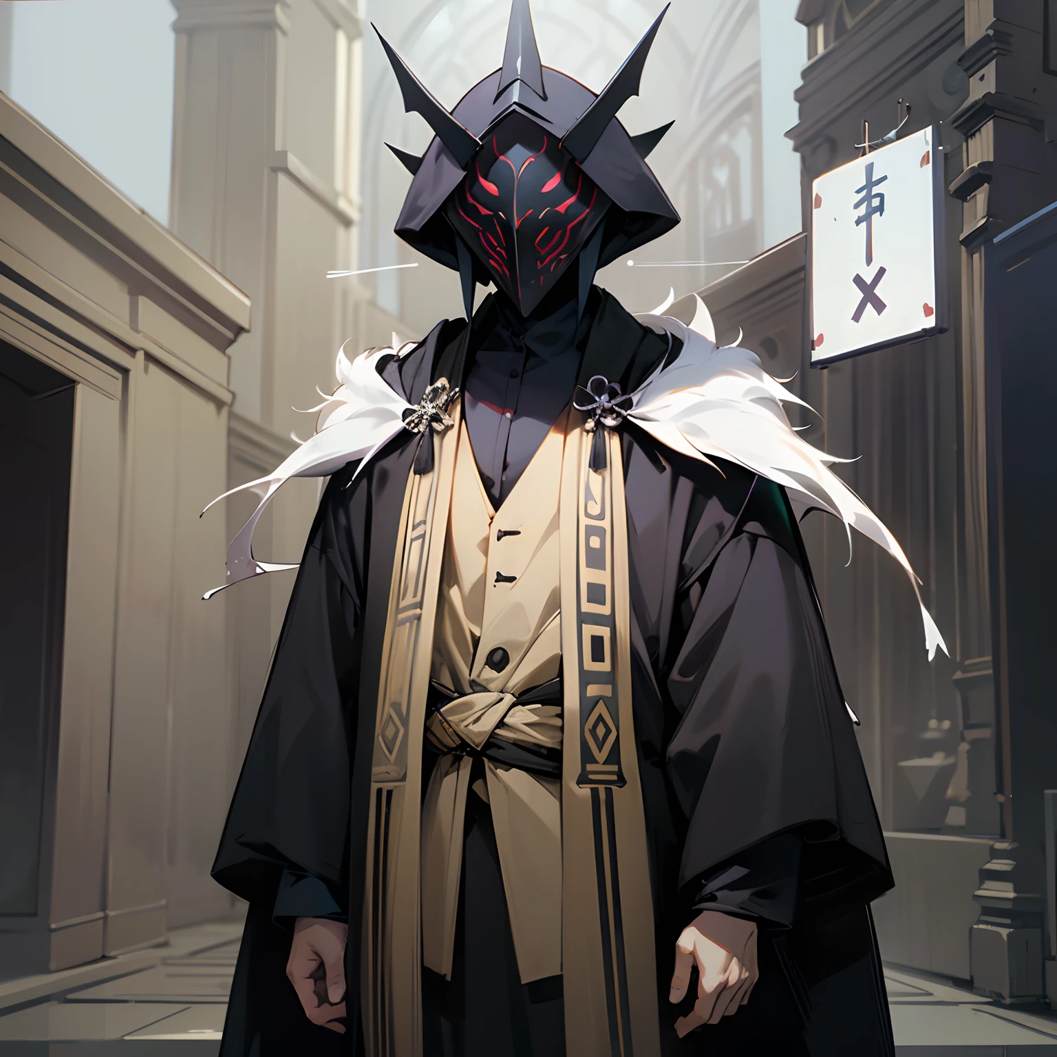 The black file image has the words Xsoul101 as a man. Wearing a black robe. mask
