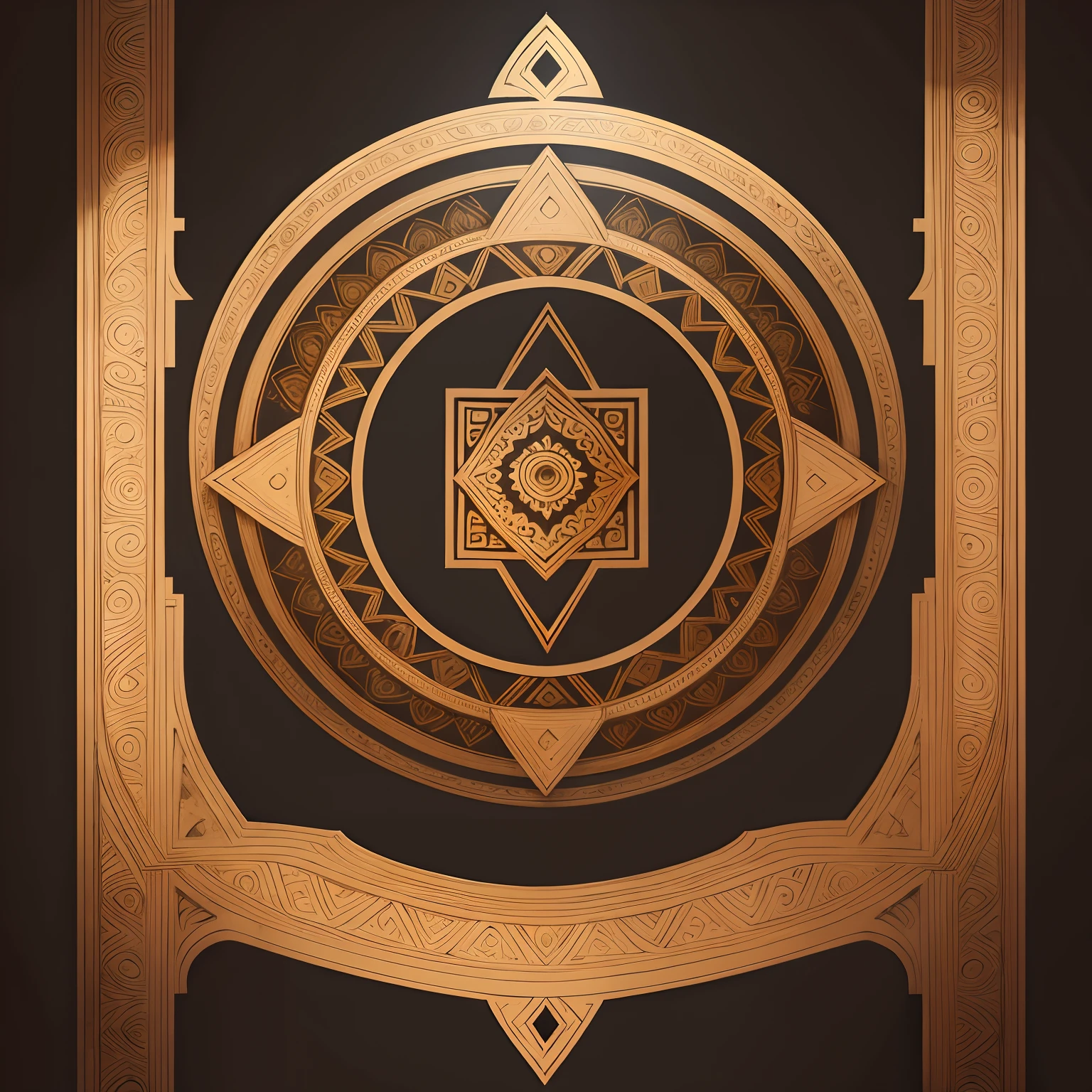 Indian geometric design