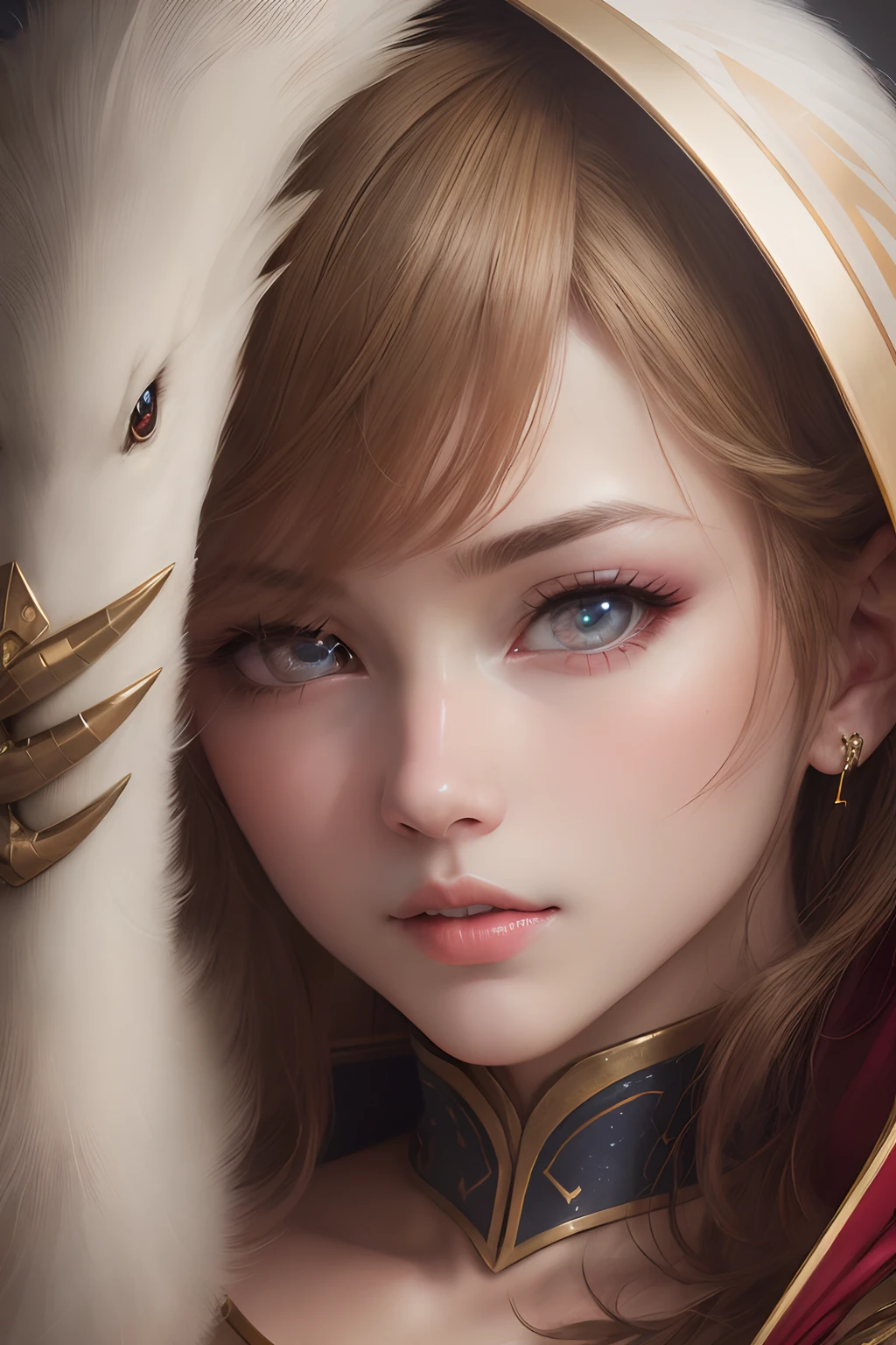((top-quality、8k、masterpiece:1.3)), ((Front face))、CG、Detailed eyes、Saint Seiya、Swan constellation、femele、perfect fingers、