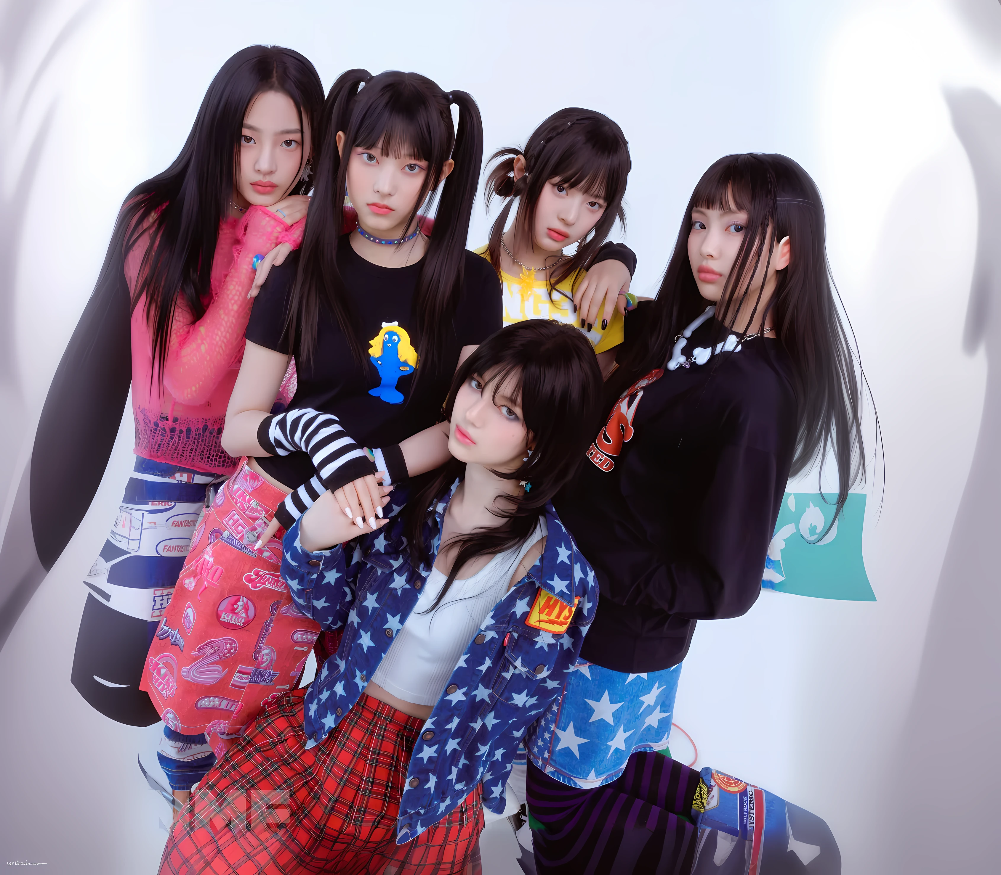 A new album cover for the Japanese Girl Group XG