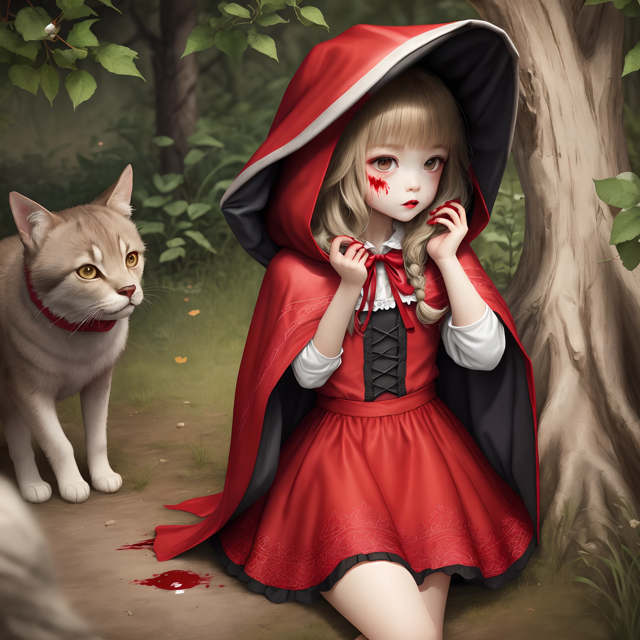 Little Red Riding Hood blood