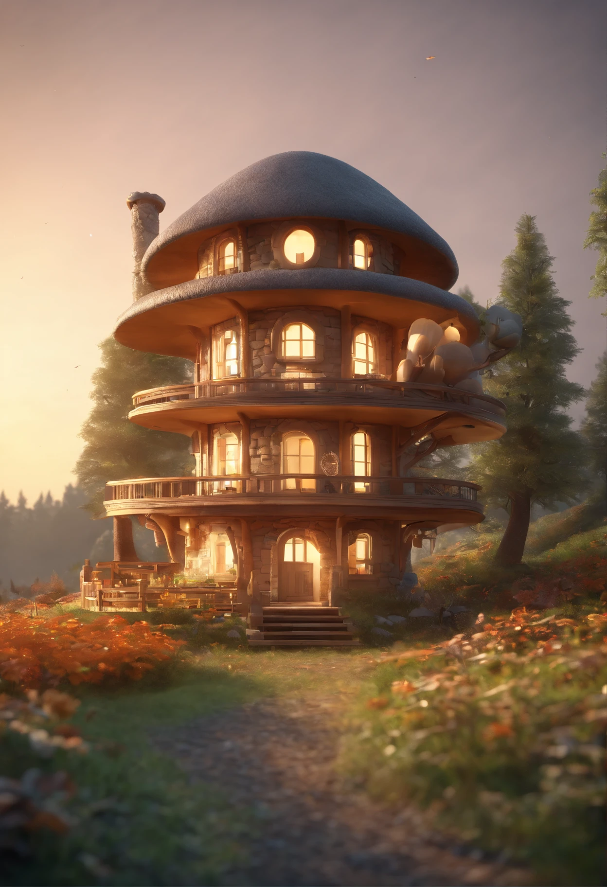 Mushroom house